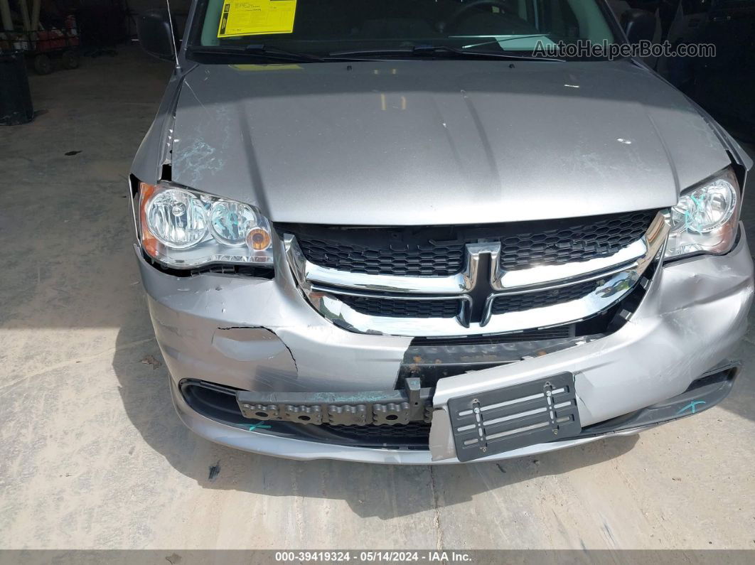 2017 Dodge Grand Caravan Se Silver vin: 2C4RDGBG4HR630278