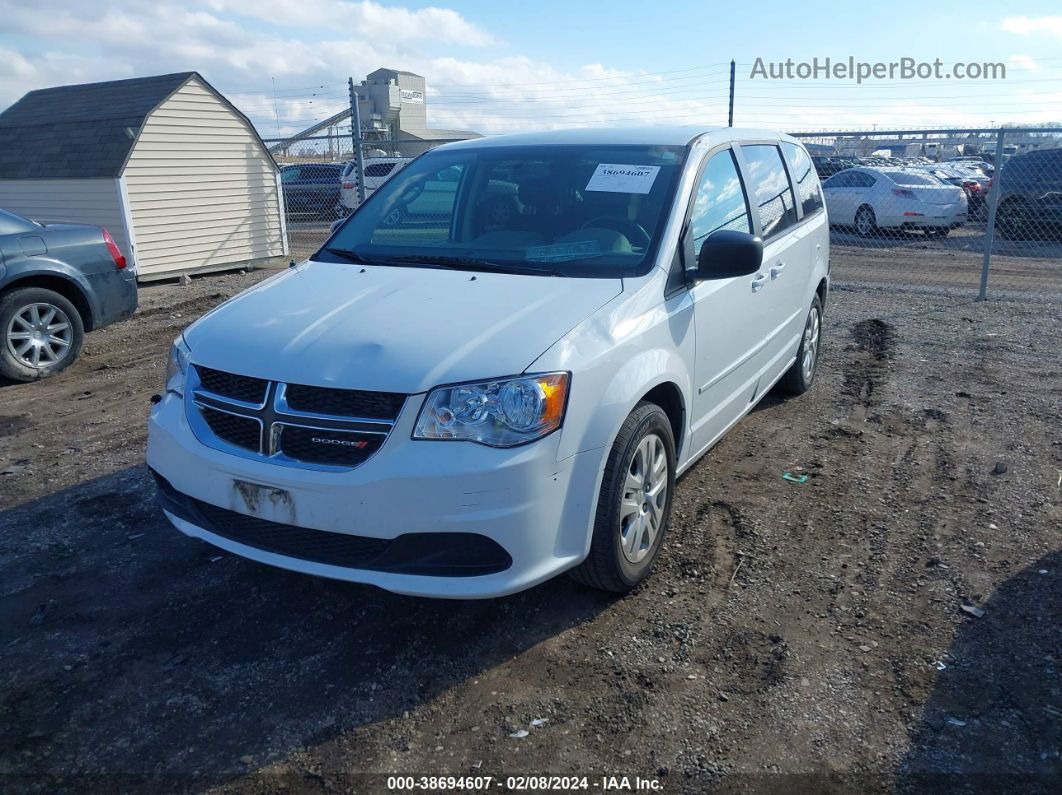 2017 Dodge Grand Caravan Se Белый vin: 2C4RDGBG4HR652474