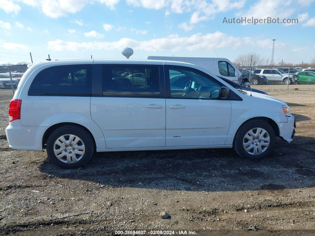 2017 Dodge Grand Caravan Se Белый vin: 2C4RDGBG4HR652474