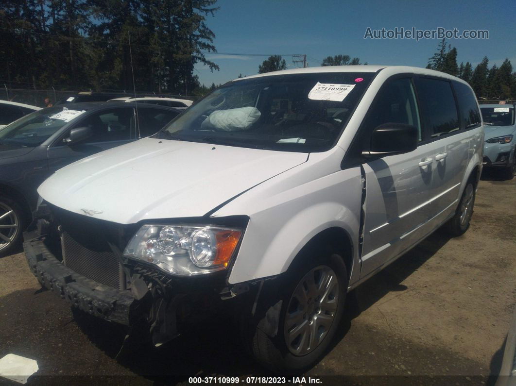 2017 Dodge Grand Caravan Se White vin: 2C4RDGBG4HR685958