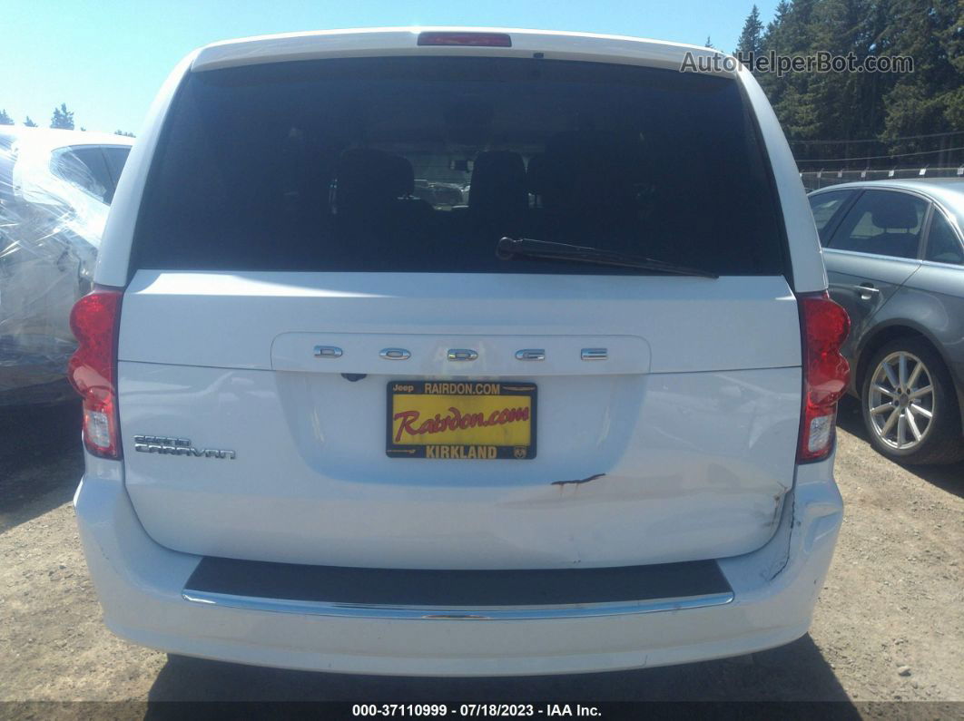 2017 Dodge Grand Caravan Se White vin: 2C4RDGBG4HR685958