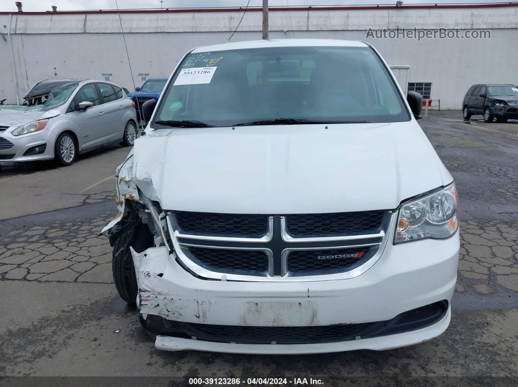 2017 Dodge Grand Caravan Se White vin: 2C4RDGBG4HR860127