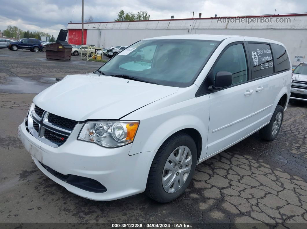 2017 Dodge Grand Caravan Se White vin: 2C4RDGBG4HR860127