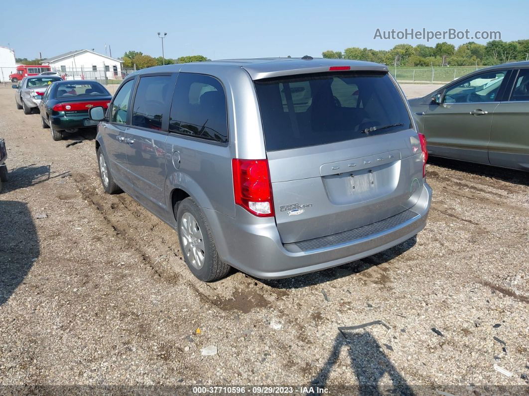 2017 Dodge Grand Caravan Se Silver vin: 2C4RDGBG4HR866655