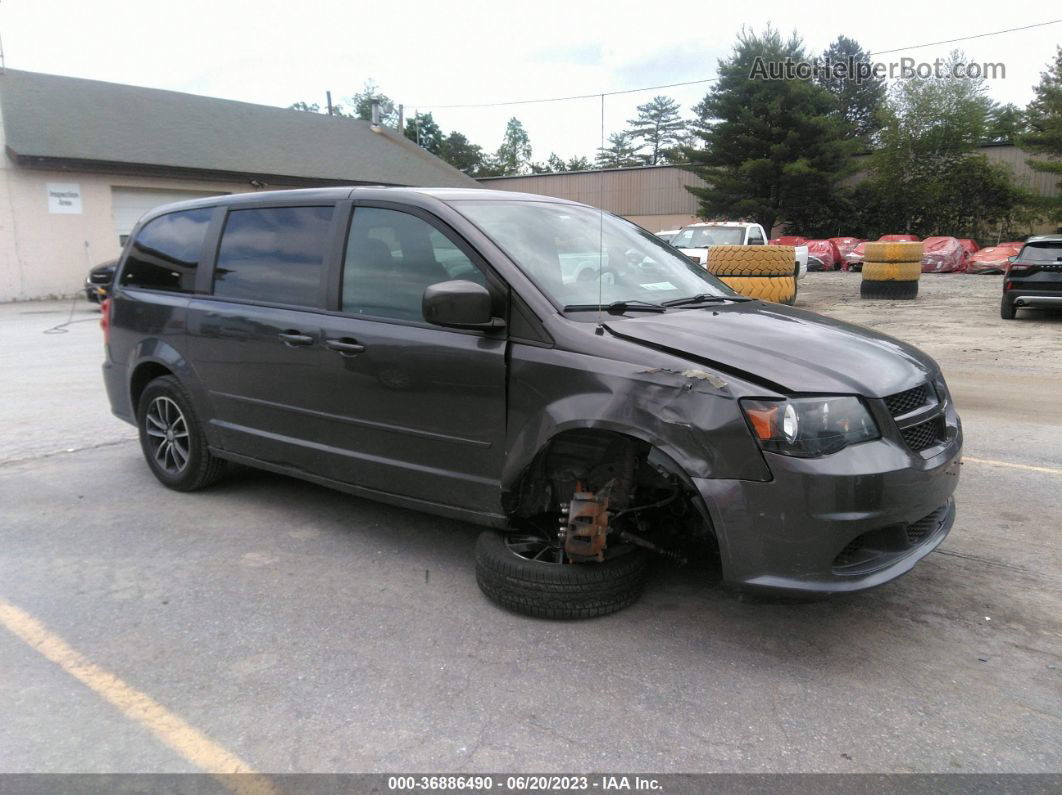 2017 Dodge Grand Caravan Se Plus Gray vin: 2C4RDGBG5HR563755