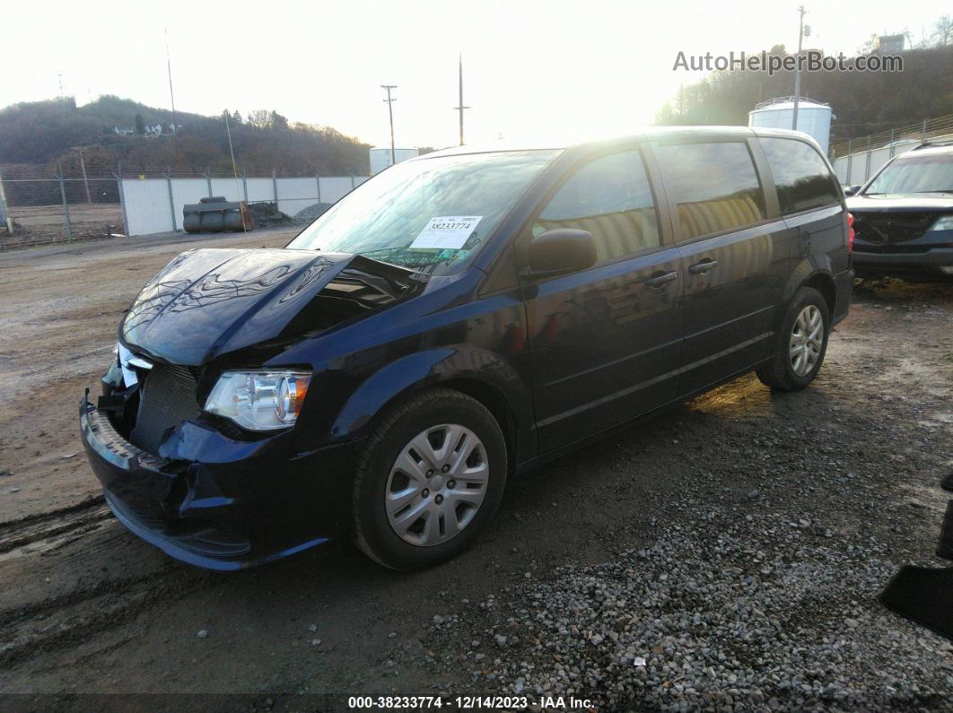 2017 Dodge Grand Caravan Se Синий vin: 2C4RDGBG5HR619113