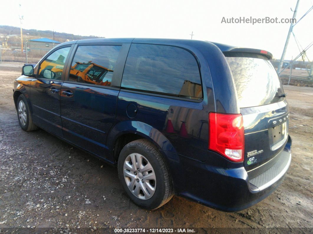 2017 Dodge Grand Caravan Se Синий vin: 2C4RDGBG5HR619113