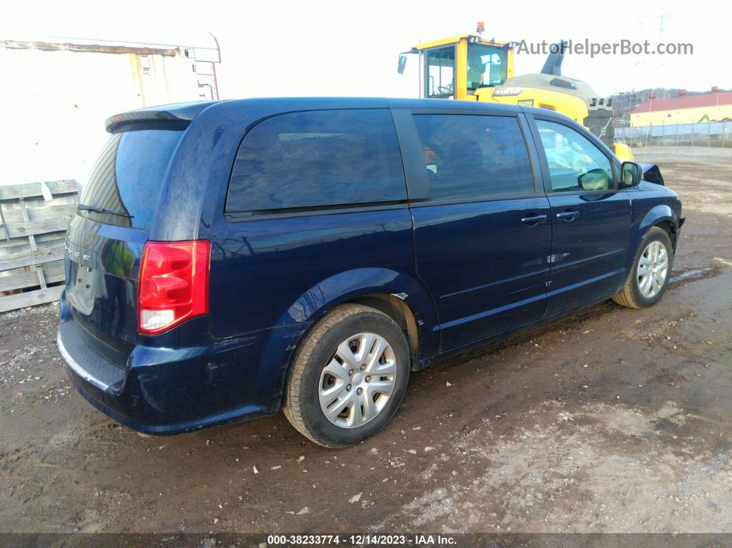 2017 Dodge Grand Caravan Se Blue vin: 2C4RDGBG5HR619113