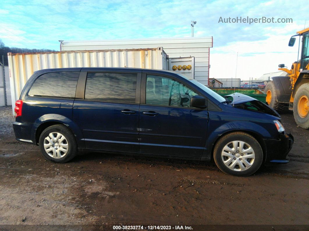 2017 Dodge Grand Caravan Se Синий vin: 2C4RDGBG5HR619113