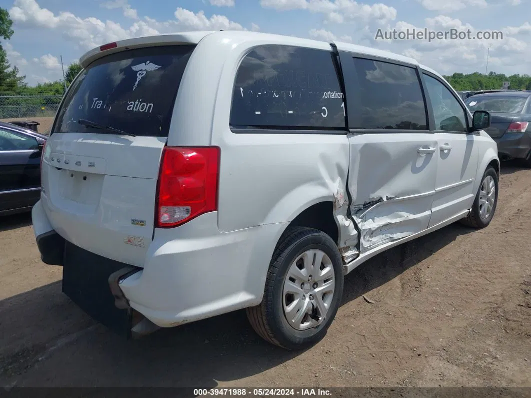 2017 Dodge Grand Caravan Se White vin: 2C4RDGBG5HR856149