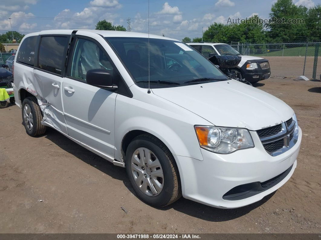 2017 Dodge Grand Caravan Se White vin: 2C4RDGBG5HR856149