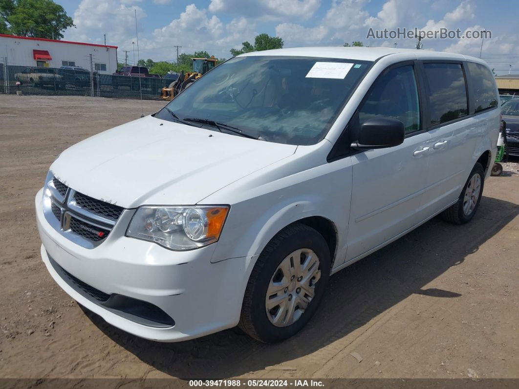 2017 Dodge Grand Caravan Se White vin: 2C4RDGBG5HR856149