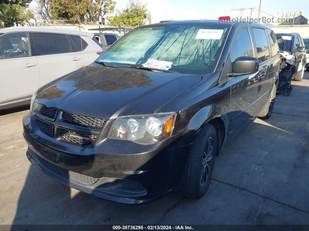 2017 Dodge Grand Caravan Se Plus Black vin: 2C4RDGBG6HR563201