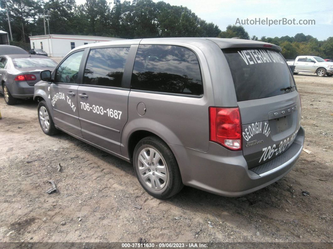 2017 Dodge Grand Caravan Se Серый vin: 2C4RDGBG6HR606483