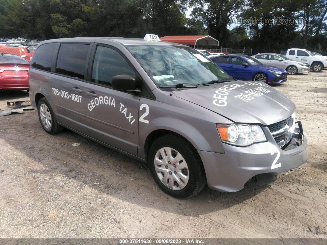 2017 Dodge Grand Caravan Se Gray vin: 2C4RDGBG6HR606483