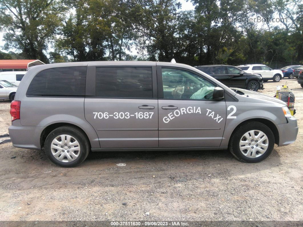 2017 Dodge Grand Caravan Se Gray vin: 2C4RDGBG6HR606483