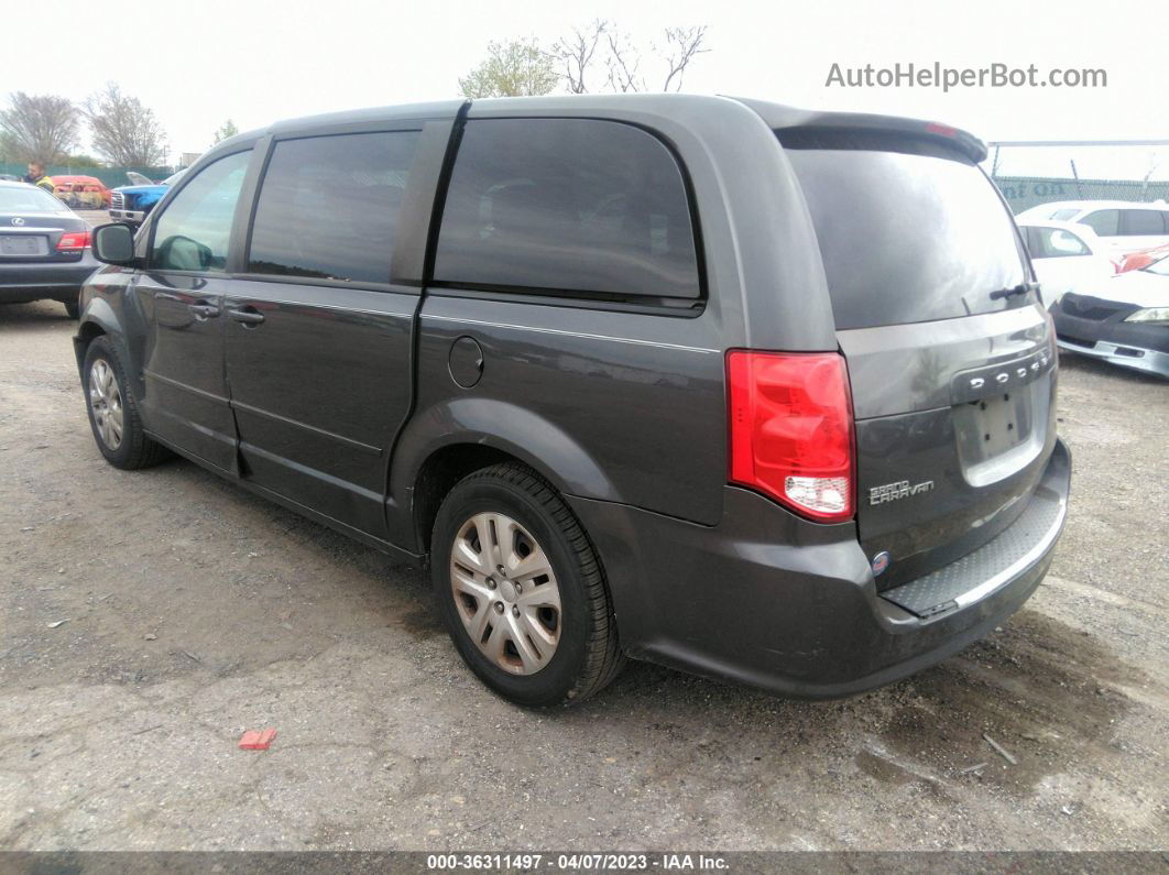 2017 Dodge Grand Caravan Se Gray vin: 2C4RDGBG6HR855351