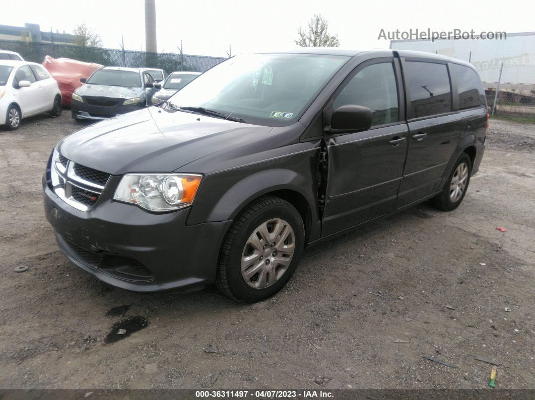 2017 Dodge Grand Caravan Se Gray vin: 2C4RDGBG6HR855351