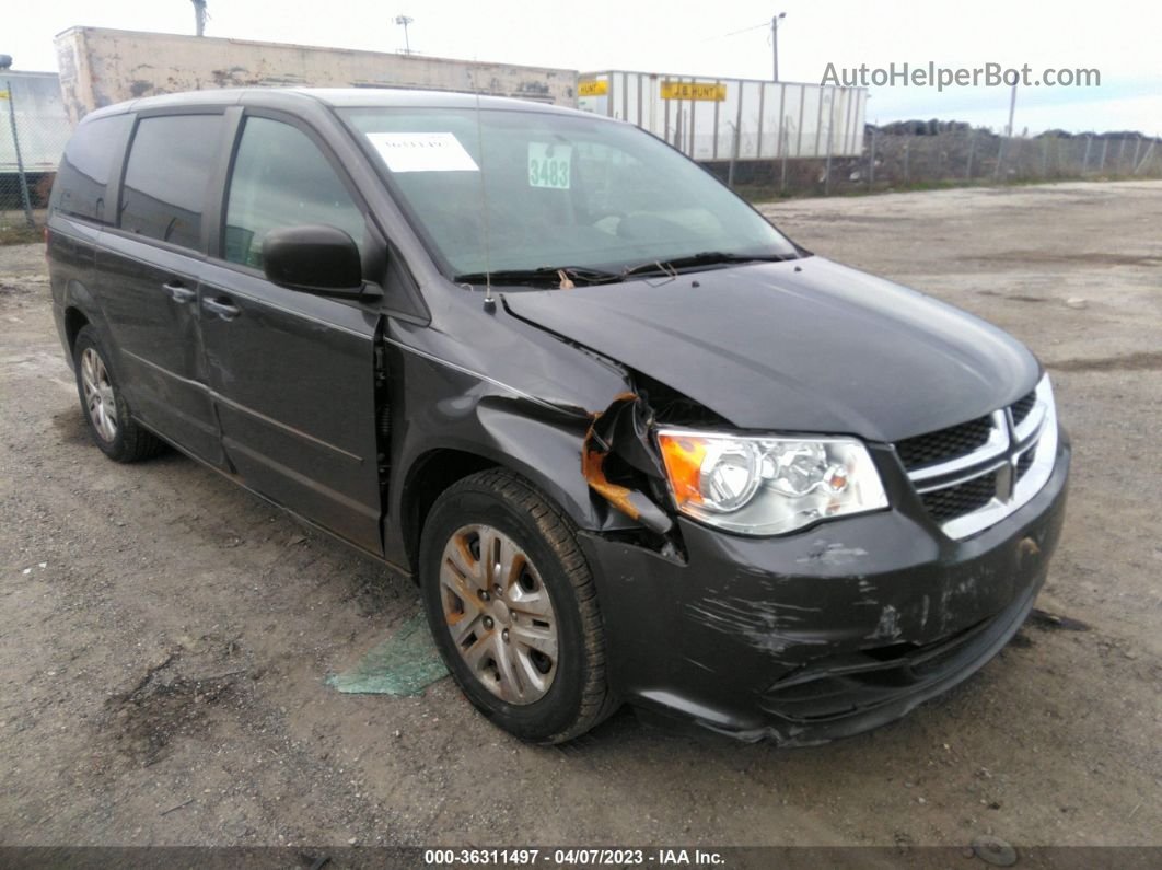 2017 Dodge Grand Caravan Se Gray vin: 2C4RDGBG6HR855351