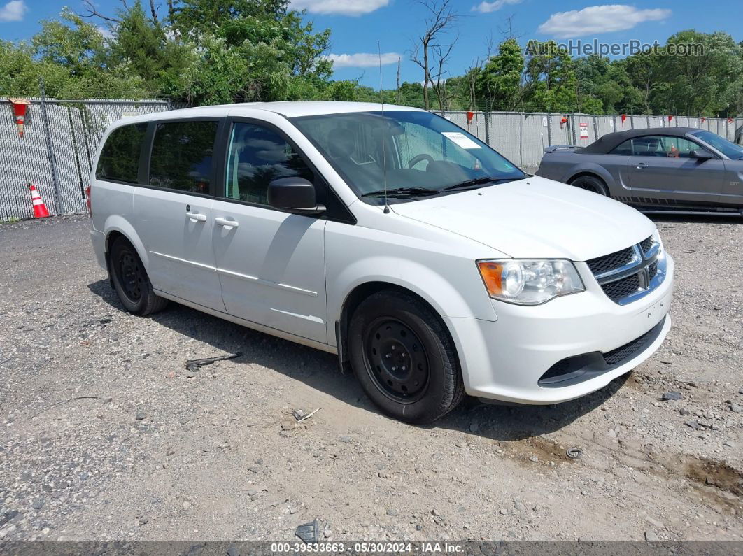 2017 Dodge Grand Caravan Se White vin: 2C4RDGBG7HR548285