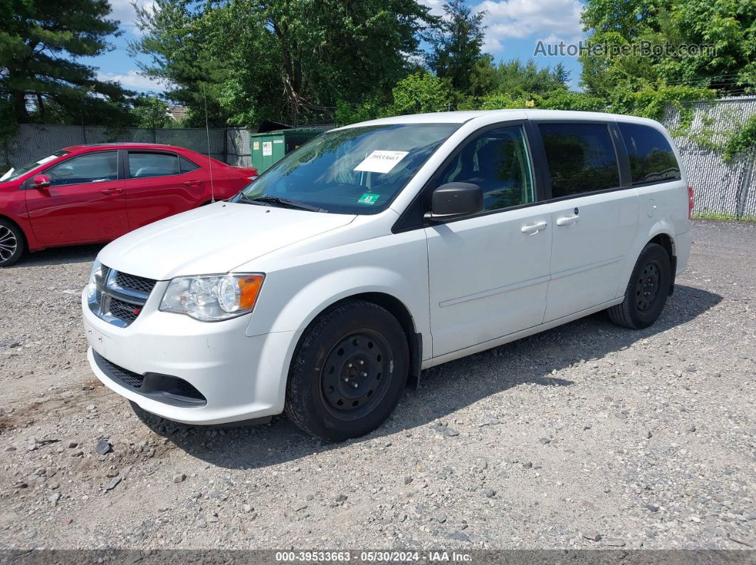 2017 Dodge Grand Caravan Se White vin: 2C4RDGBG7HR548285