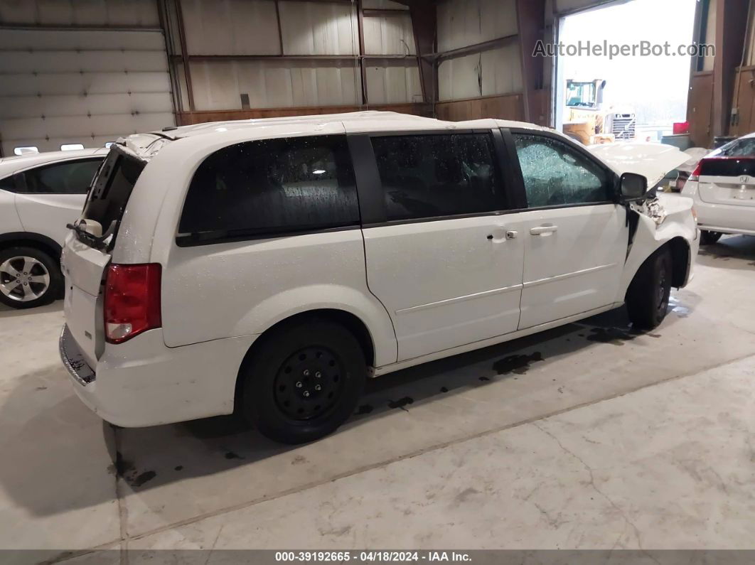 2017 Dodge Grand Caravan Se White vin: 2C4RDGBG7HR580136