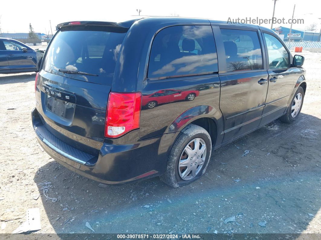 2017 Dodge Grand Caravan Se Black vin: 2C4RDGBG7HR582064