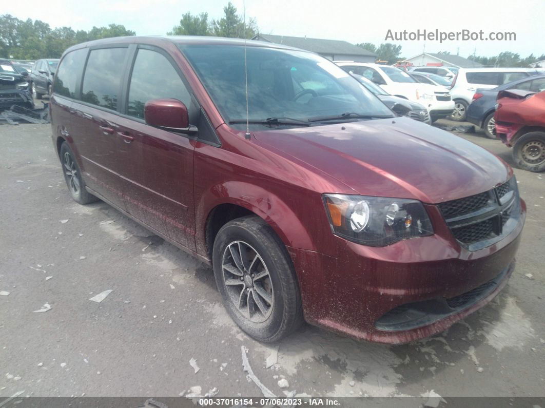 2017 Dodge Grand Caravan Se Plus Maroon vin: 2C4RDGBG7HR682696