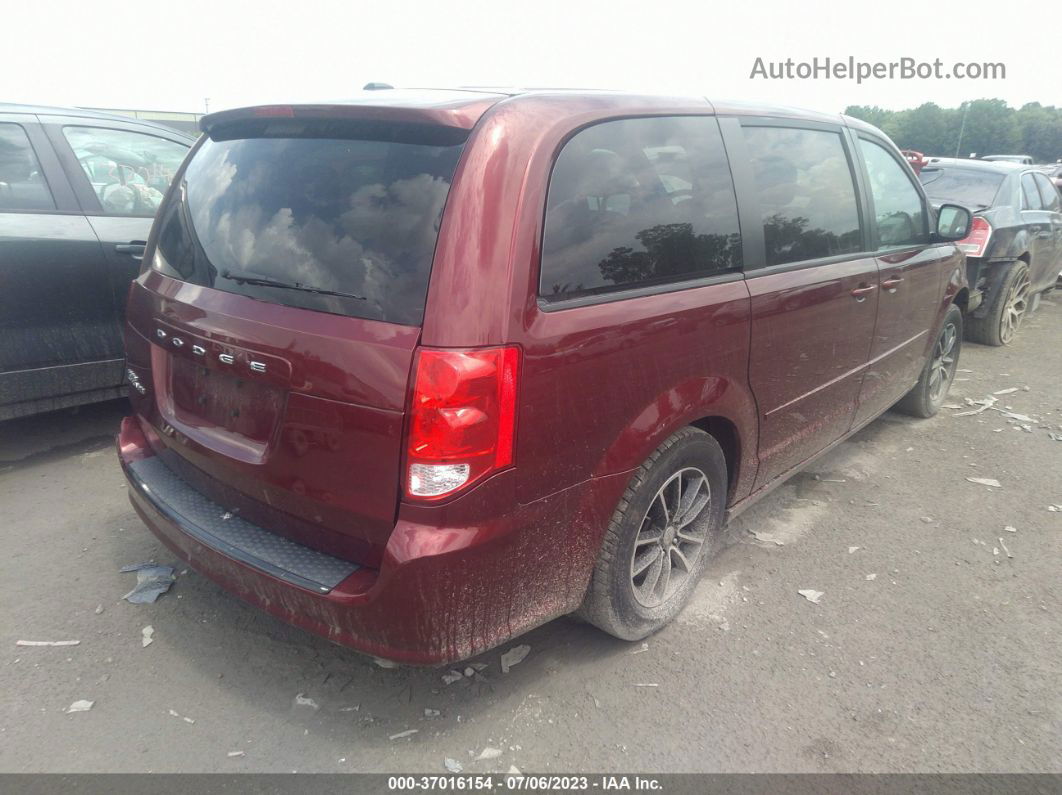 2017 Dodge Grand Caravan Se Plus Maroon vin: 2C4RDGBG7HR682696