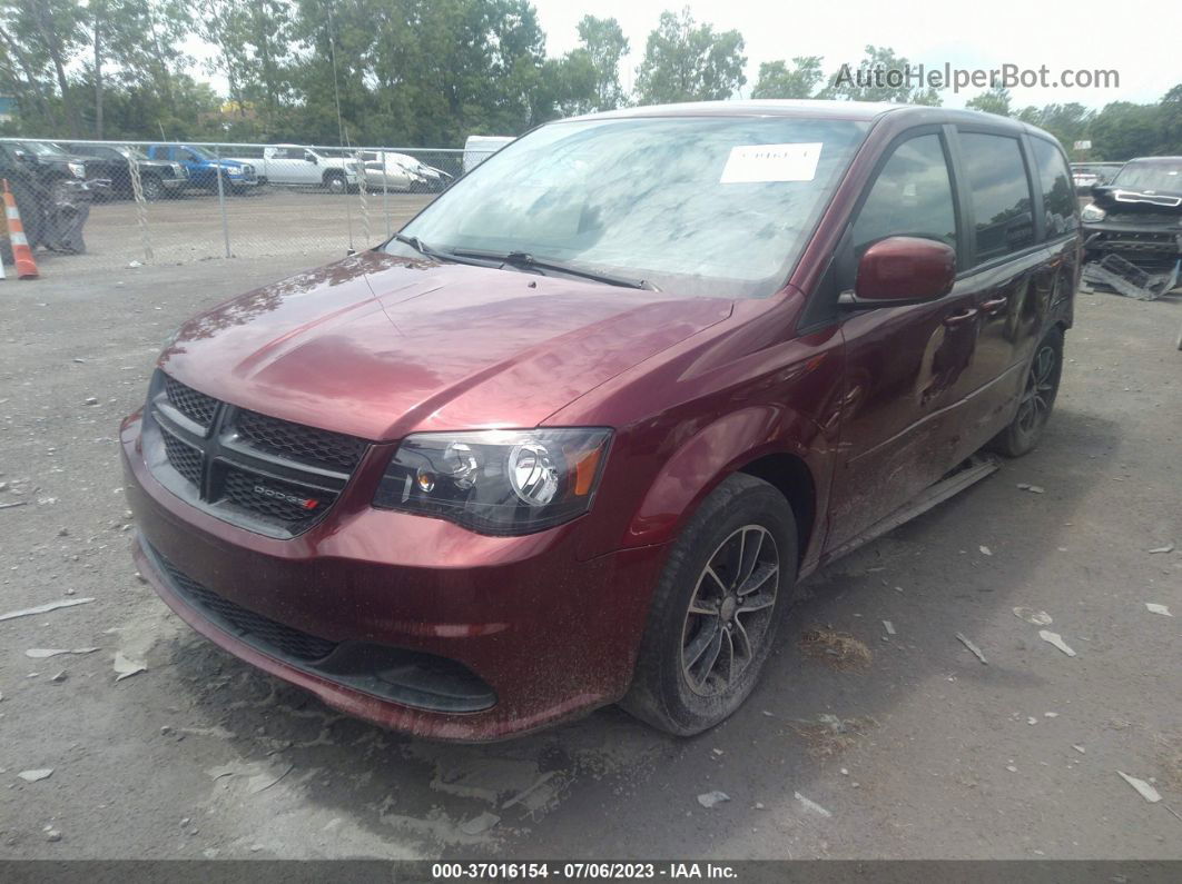 2017 Dodge Grand Caravan Se Plus Maroon vin: 2C4RDGBG7HR682696