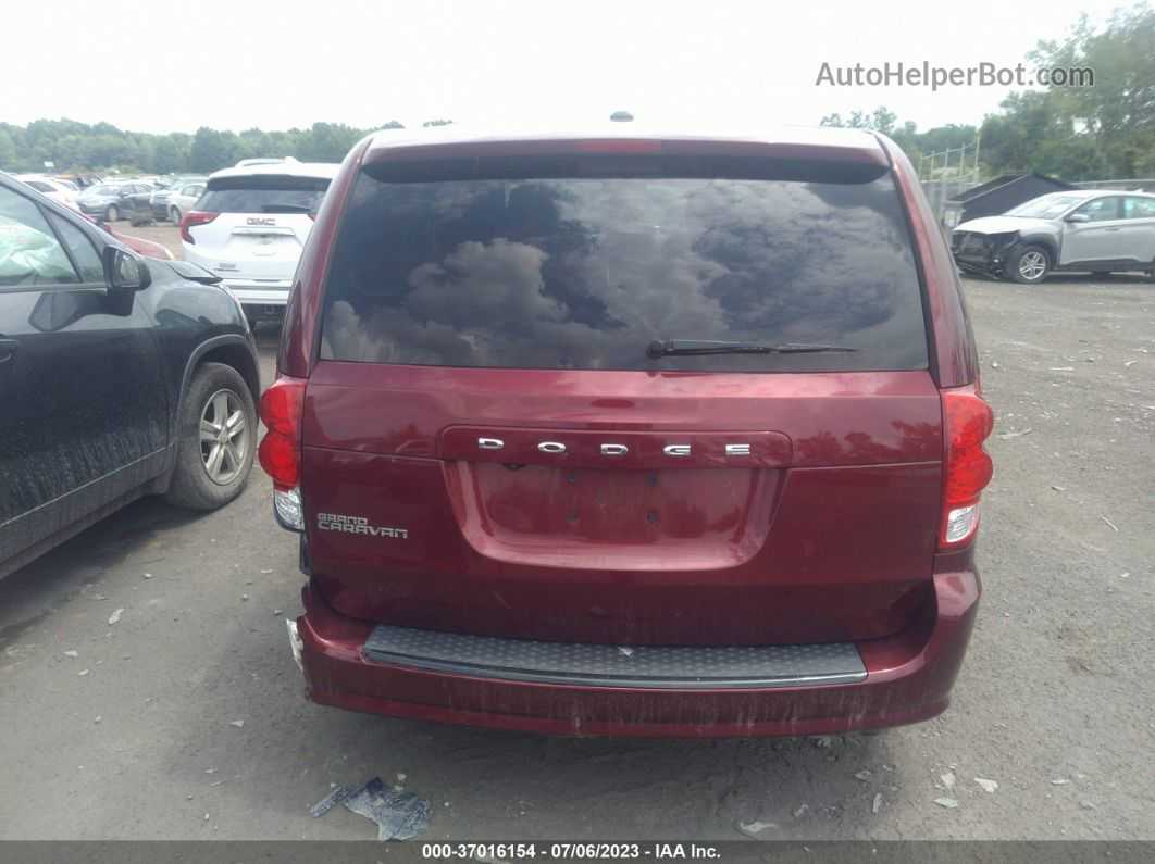 2017 Dodge Grand Caravan Se Plus Maroon vin: 2C4RDGBG7HR682696