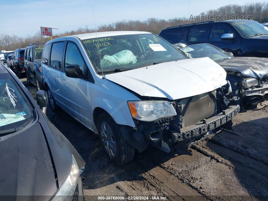 2017 Dodge Grand Caravan Se White vin: 2C4RDGBG8HR595079