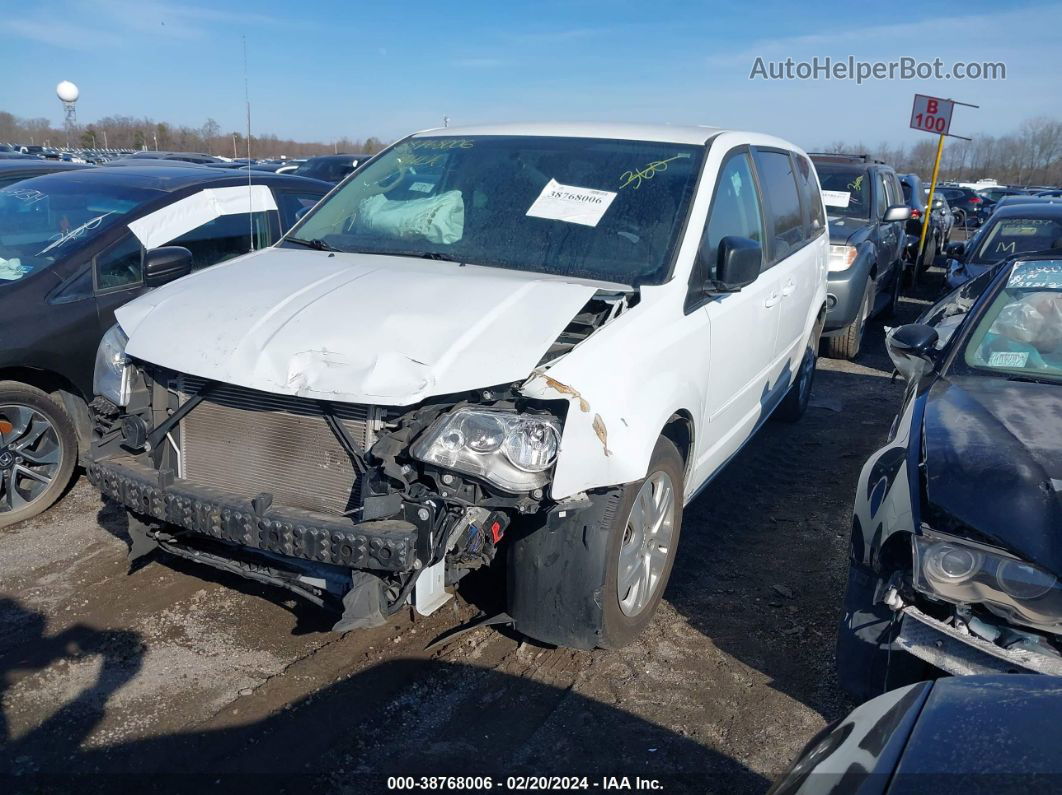 2017 Dodge Grand Caravan Se White vin: 2C4RDGBG8HR595079