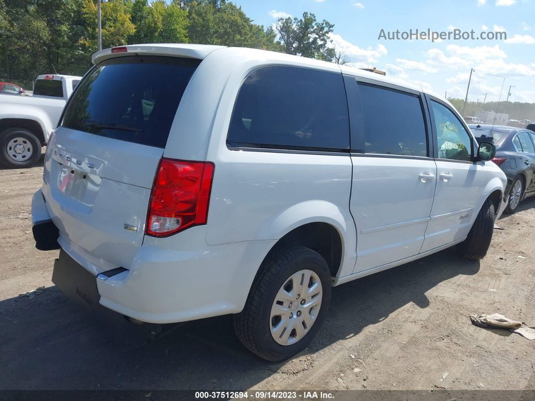 2017 Dodge Grand Caravan Se White vin: 2C4RDGBG8HR618280