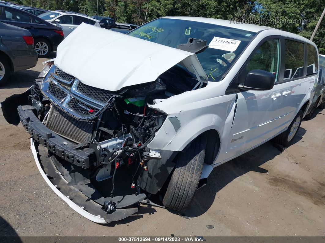 2017 Dodge Grand Caravan Se White vin: 2C4RDGBG8HR618280