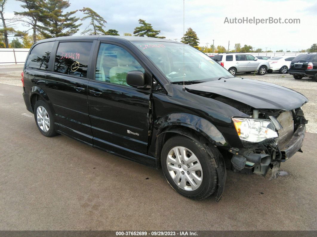 2017 Dodge Grand Caravan Se Black vin: 2C4RDGBG8HR649562