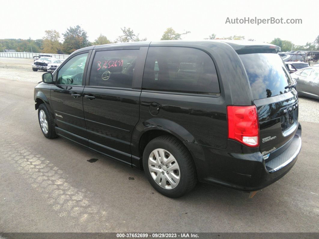 2017 Dodge Grand Caravan Se Black vin: 2C4RDGBG8HR649562