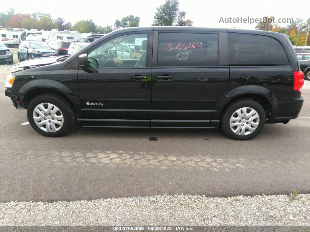 2017 Dodge Grand Caravan Se Black vin: 2C4RDGBG8HR649562