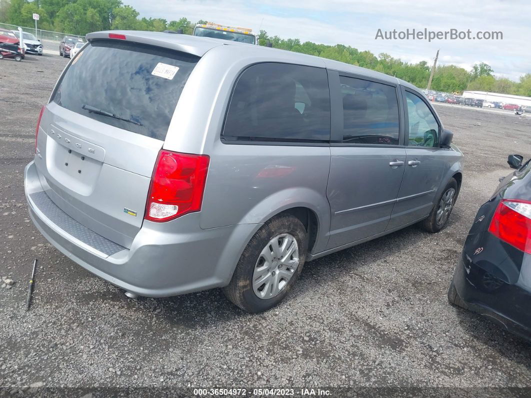 2017 Dodge Grand Caravan Se Gray vin: 2C4RDGBG9HR740162