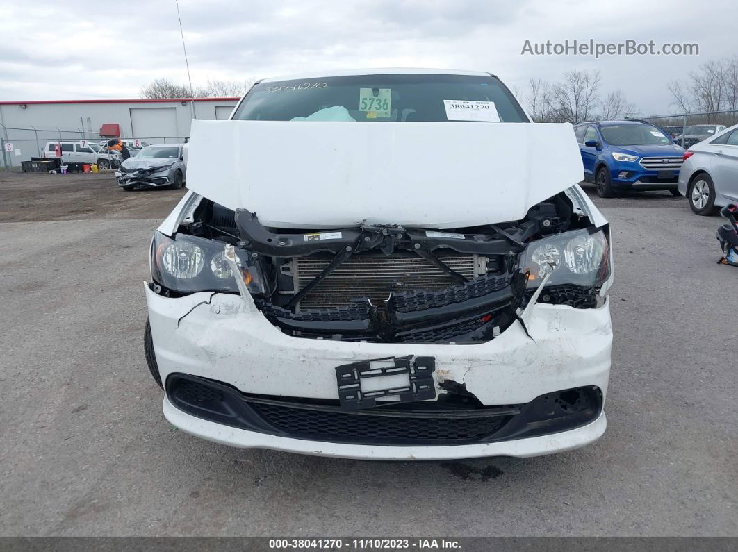 2017 Dodge Grand Caravan Se Plus White vin: 2C4RDGBG9HR856235