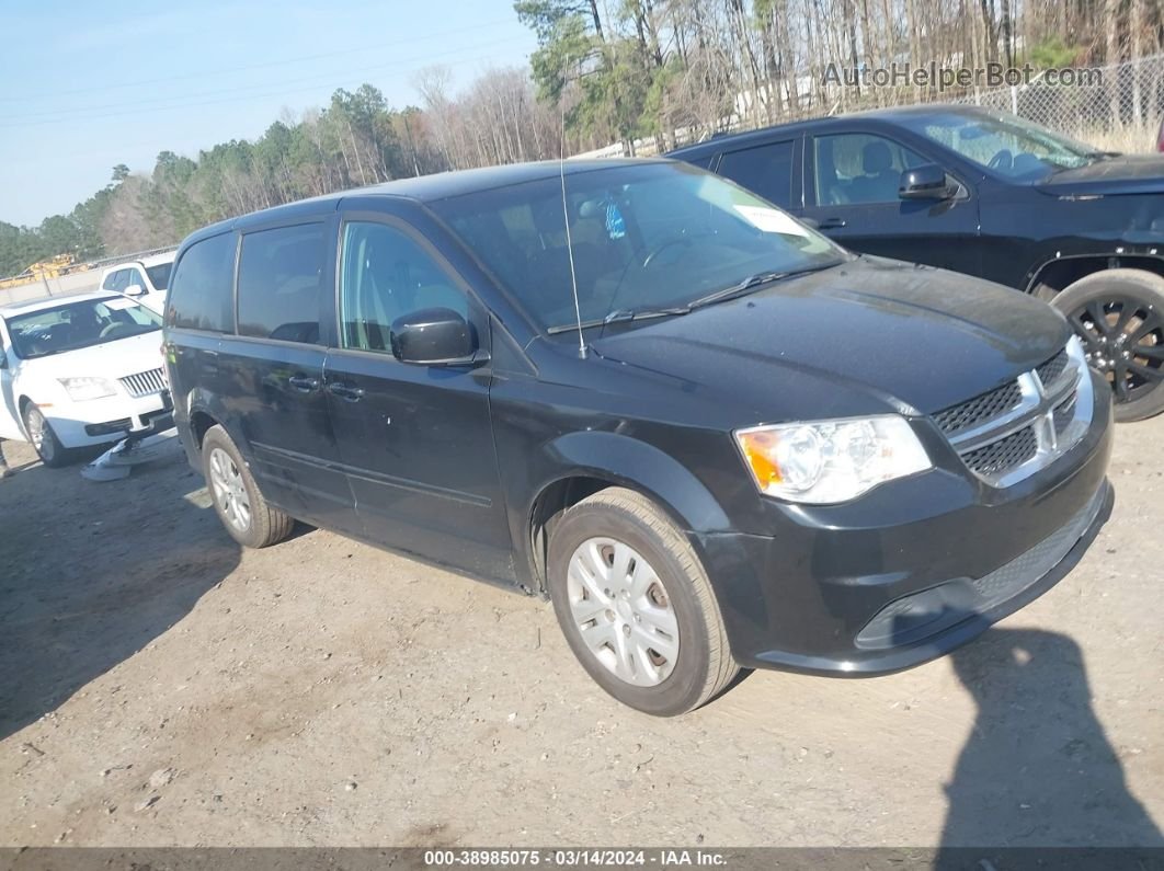 2017 Dodge Grand Caravan Se Black vin: 2C4RDGBGXHR561581