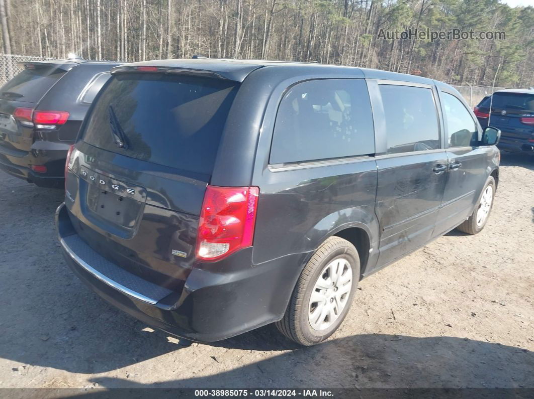 2017 Dodge Grand Caravan Se Черный vin: 2C4RDGBGXHR561581