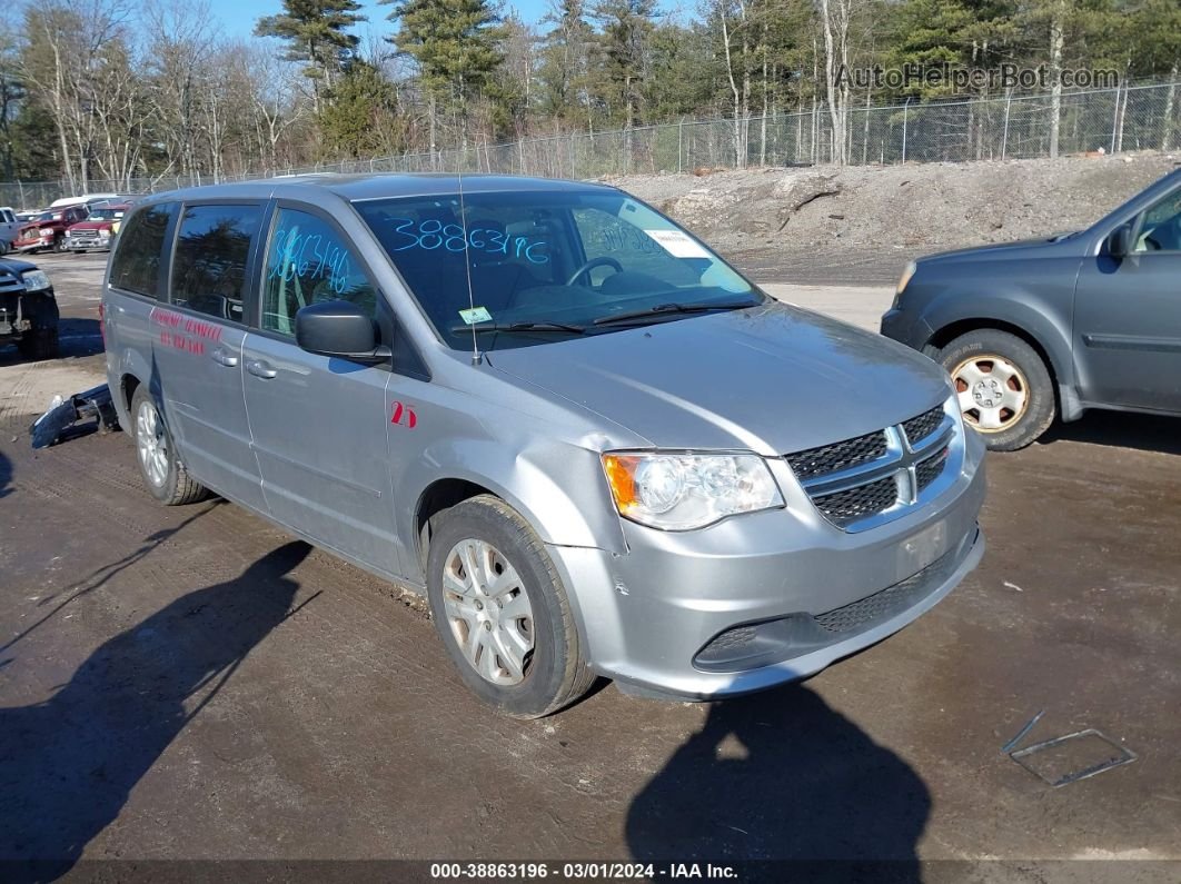 2017 Dodge Grand Caravan Se Silver vin: 2C4RDGBGXHR563377