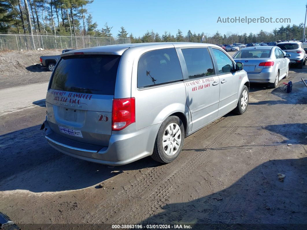 2017 Dodge Grand Caravan Se Silver vin: 2C4RDGBGXHR563377