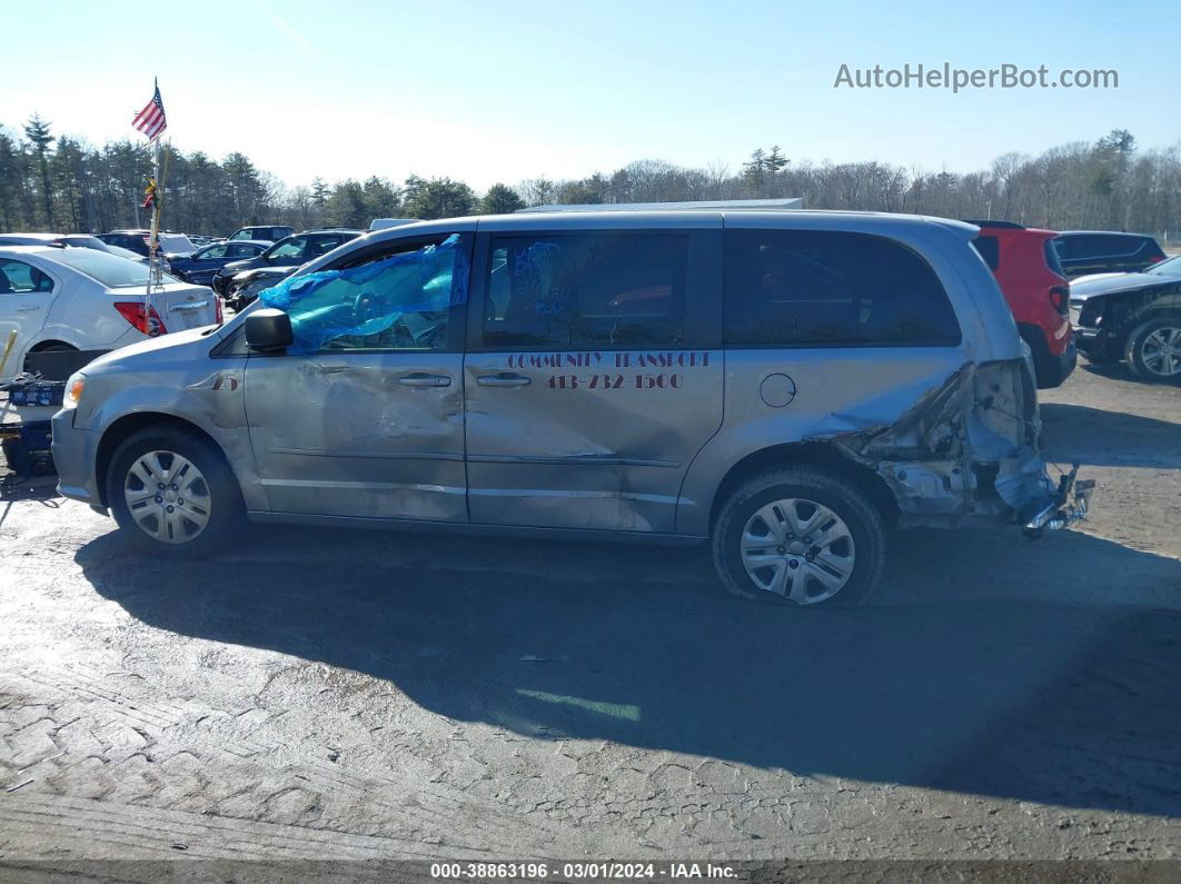 2017 Dodge Grand Caravan Se Silver vin: 2C4RDGBGXHR563377