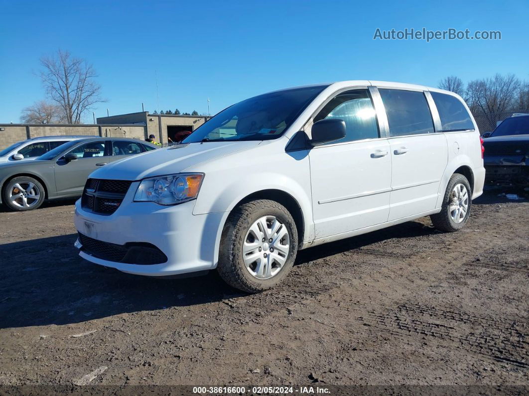 2017 Dodge Grand Caravan Se White vin: 2C4RDGBGXHR867230