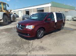 2017 Dodge Grand Caravan Sxt Темно-бордовый vin: 2C4RDGCG0HR677189