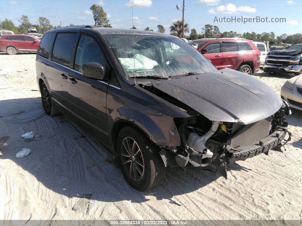 2017 Dodge Grand Caravan Sxt Gray vin: 2C4RDGCG0HR692484