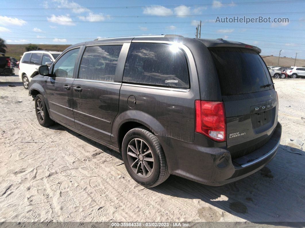 2017 Dodge Grand Caravan Sxt Gray vin: 2C4RDGCG0HR692484