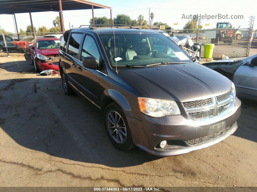 2017 Dodge Grand Caravan Sxt Gray vin: 2C4RDGCG0HR825566